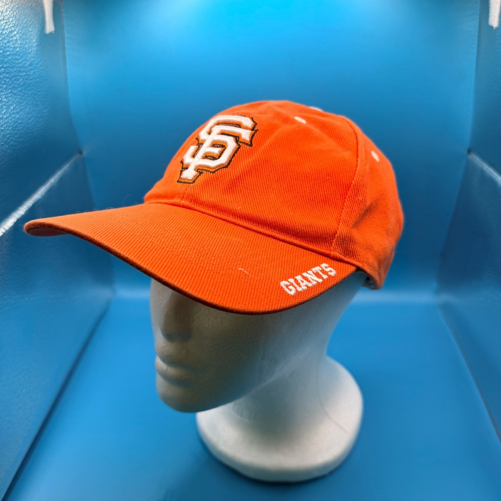 47 Twins San Francisco Giants Hat Orange SF Logo Adjustable Baseball Cap OSFA